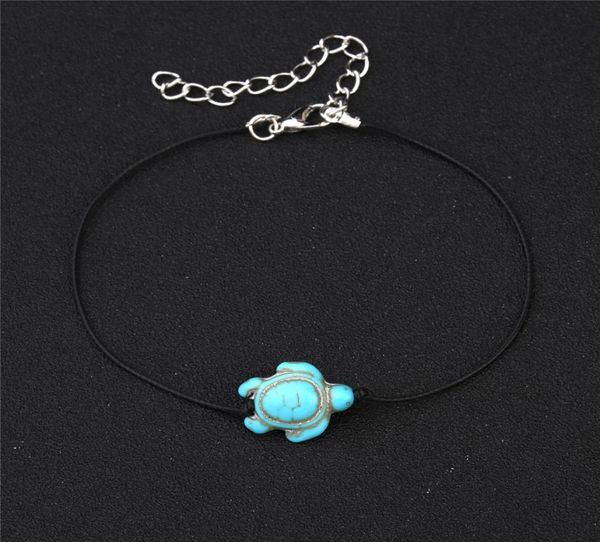 

atmospheric luxury foreign trade boutique european and american ladies spring new animal turtle anklet3364853, Red;blue