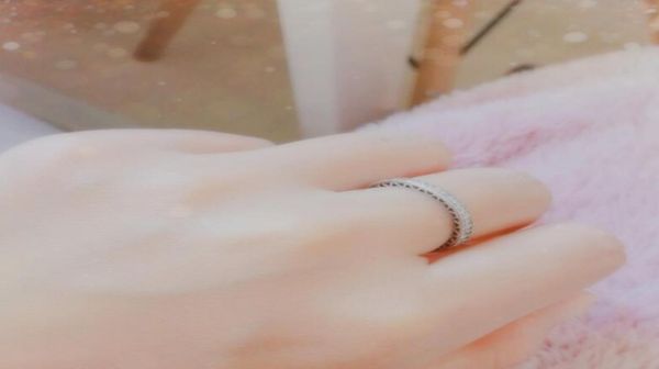 

925 sterling silver diamond ring with original box fit wedding ring engagement jewelry for women ps08788218602