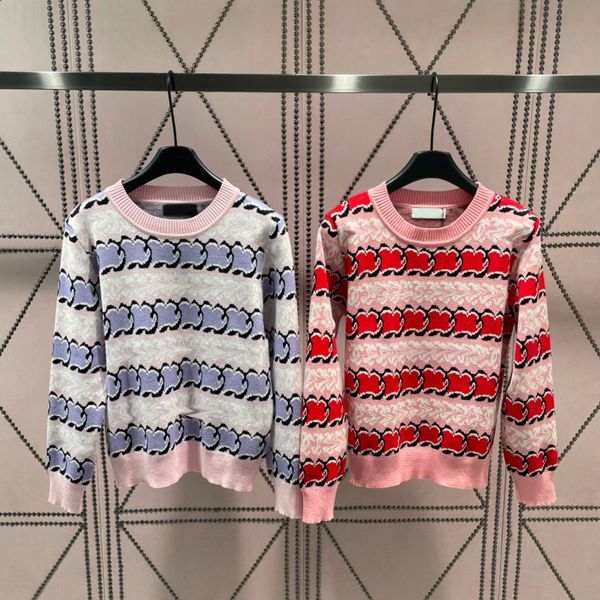 

autumn winter striped knitted loose ladies sweater women pullover long sleeve o neck casual streetwear women sweater female, White;black