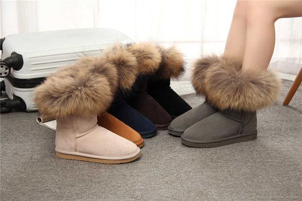 

ug tasman slippers chestnut fur slides sheepskin shearling tazz mules women men ultra mini platform boot slip-on shoes suede upper comfort f, Black