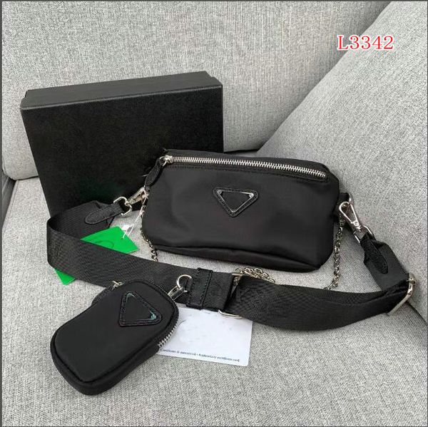 

designer bags tote bag nylon canvas hobo handbag for women shoulder bags chest pack lady chains handbags purse messenger wallet 3344yt