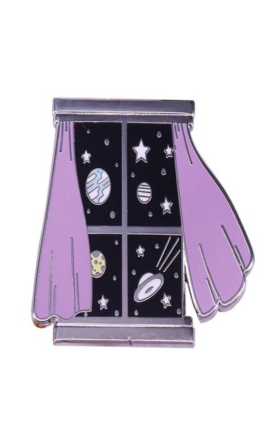 

galaxy window pin my view series space universe brooch pastel astronomy jewelry4660137, Gray