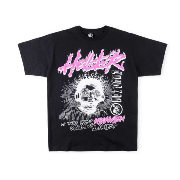 

men's t-shirts hellstar 100% cotton men t-shirt t shirt men graphic tees shirt women oversize white black loose tee
