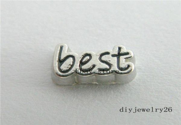 

10pcs floating charms for living memory locket fc8780122777480, Bronze;silver