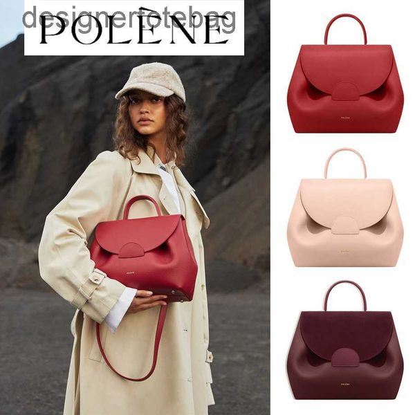

luxury designer polene numero nano un nine shoulder bag fashion genuine leather womens bucket clutch bag mens totes cross body gym handbag c
