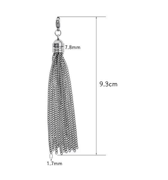 

bracelet chain key chain bag chain accessory for diffuser011701489, Silver