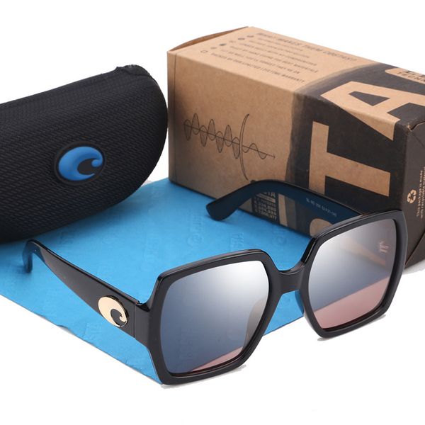

new square costa sunglasses oversized polarized sunglasses women brand design eyewear for women outdoor ladies shades oculos uv400 h153, White;black