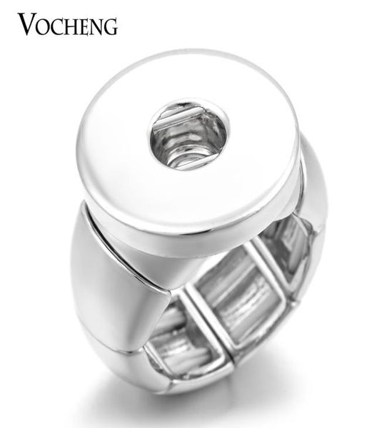 

noosa ginger snap jewelry resizable ring 18mm rope stretch vocheng nn3996401105, Silver