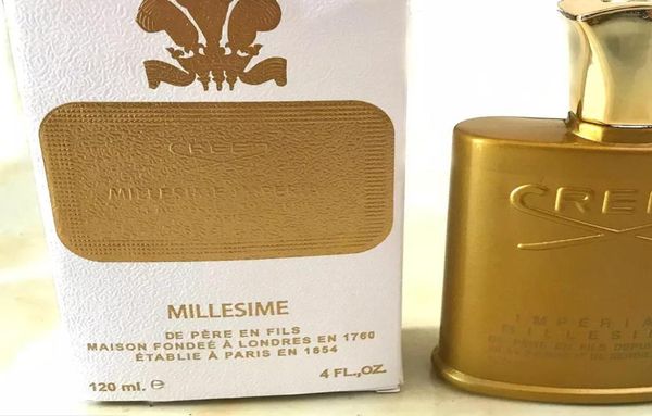 

new imperial millesime perfume 120ml men gold bottle with long lasting high fragrance good quality5923726