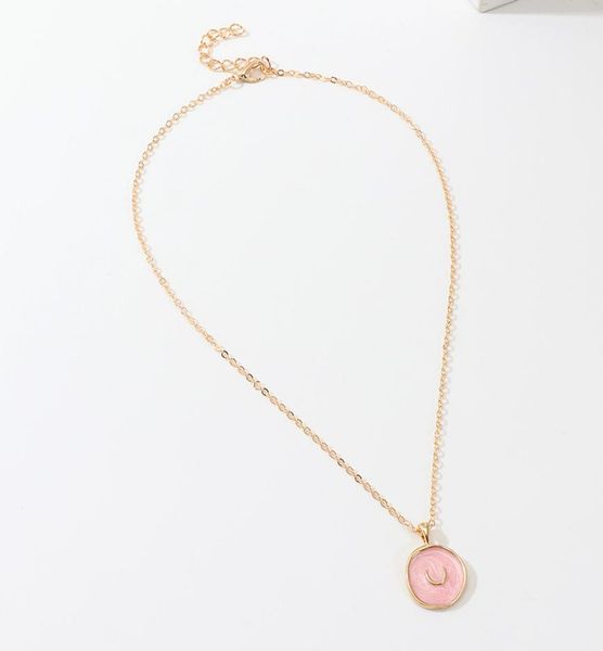

fashion boho alloy oil drop chain necklace women simple stars moon heart round double layer golden pendant long necklace jewelry3502414, Silver