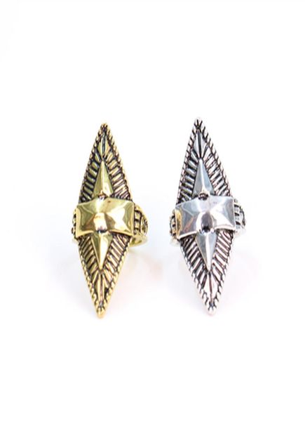 

fashion restoring ancient ways pattern rings antique gold platedantique silver plated rings for women vintage style rings8925732, Golden;silver