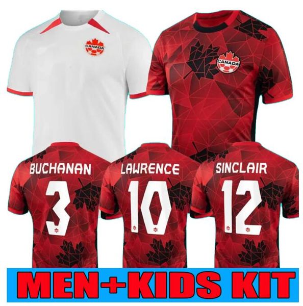 

soccer jerseys 2023 canada men kids kit women uniforms national team davies j.david 23 24 ugbo larin cavallini millar eustaquio 2024 footbal, Black;yellow