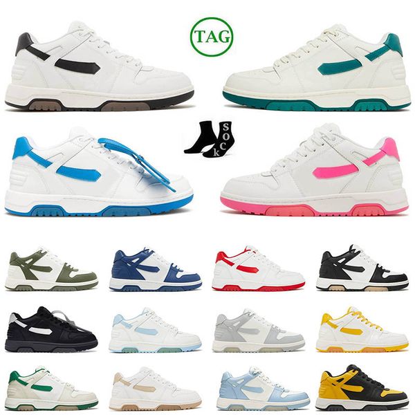 

low out of office sneakers designer shoes off men women classics og ow black white pink green medium olive loafer platform skate for walking