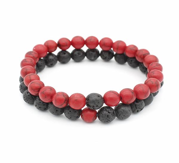 

kimter couple fashion bracelet natural stone bangle 8mm elastic rope beaded bracelets for women men jewelry dhl q92fz4878332, Golden;silver