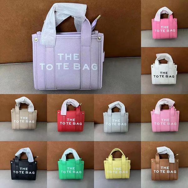 

the tote bag new designer bag cool practical mini medium large capacity plain crossbody shoulder handbag leather embossing casual square lea
