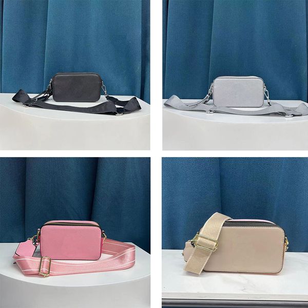

the snapsdesigner bags small camera style shoulder bag leather dual zip closure crossbody women removable and adjustable webbing strap shoul