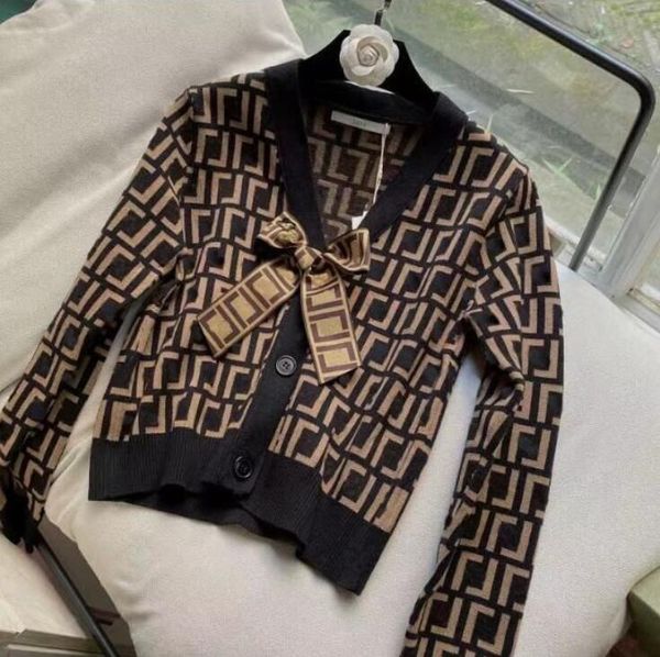 

new women sweaters v-neck cotton knits sweater luxury letter brand designer cardigan loose casual jacket jumper coats, White;black