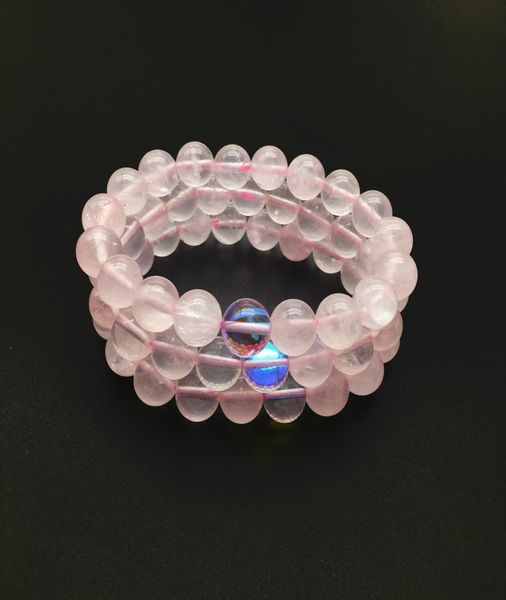 

10mm rose quartz beads braceletgemstone braceletquartz round beadselastic braceletbeaded bracelet good luck bracelet9187670