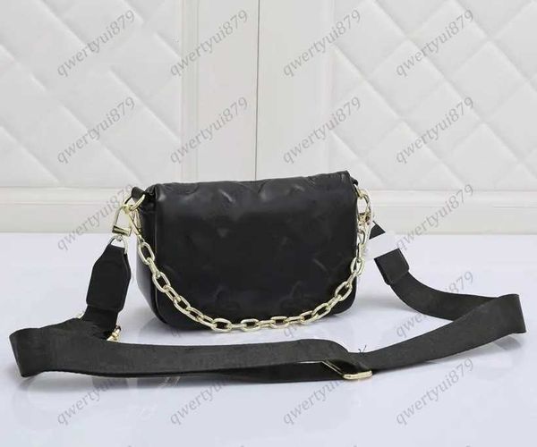 

brand bag wallet on strap bubblegram colors women designer fashion cross body quilted mini handbag chain round luxury purse m81400