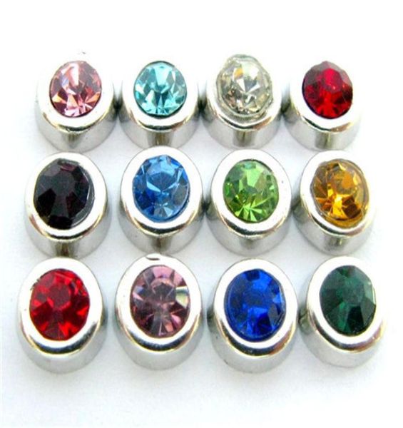 

new design fc181 birthstone floating locket charms 10pcs for floating living locket as gift wholes 1381366, Blue;slivery