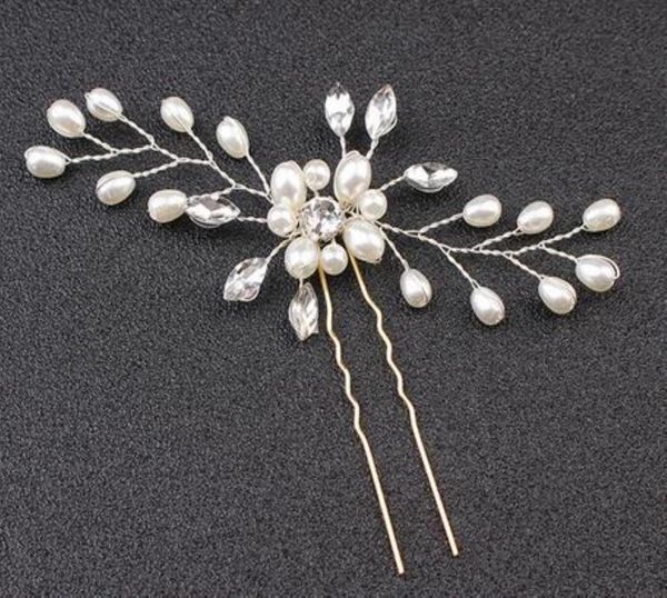 

headbands jewelrycrystal pearl pins for sier color bridal aessories fashion women clips many wedding hair jewelry drop delivery 204827105, Silver