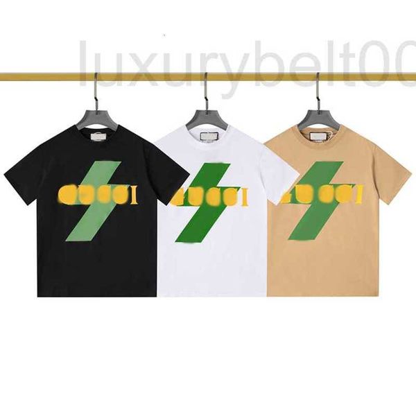 

men's t-shirts designer summer mens t shirts europe lightning color letter printing tshirts fashion luxury man street t-shirt men women, White;black