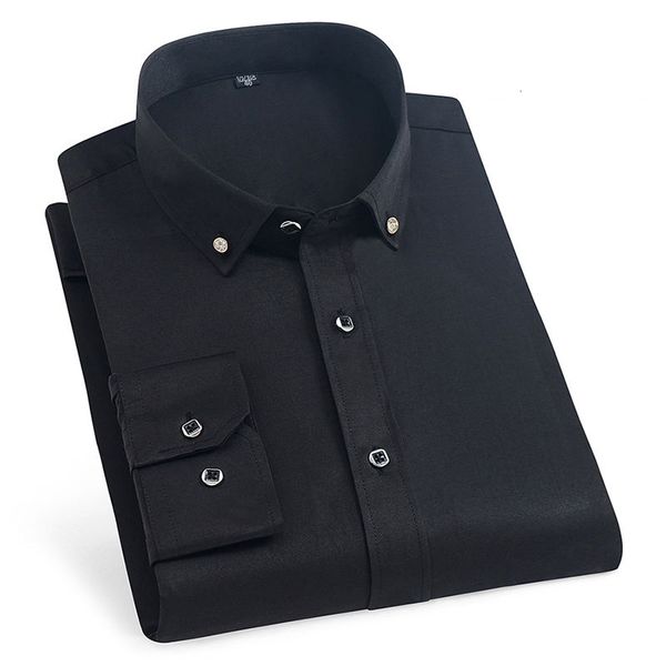 

men's dress shirts mens french cufflinks shirt long sleeve casual solid male brand slim fit cuff luxury button up 230707, White;black