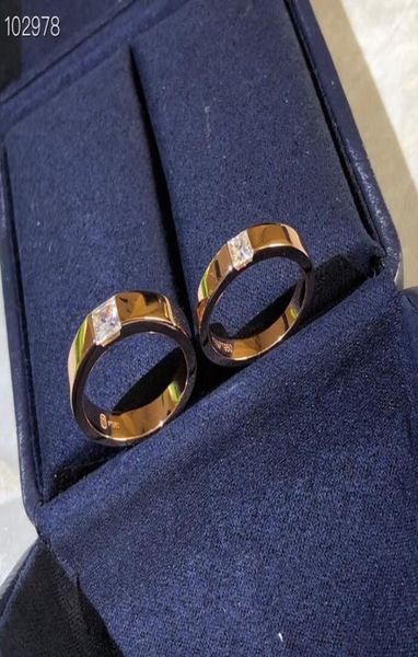 

luxury classic designer s925 sterling silver big square zircon narrow and wide wedding ring for women jewelry9696088