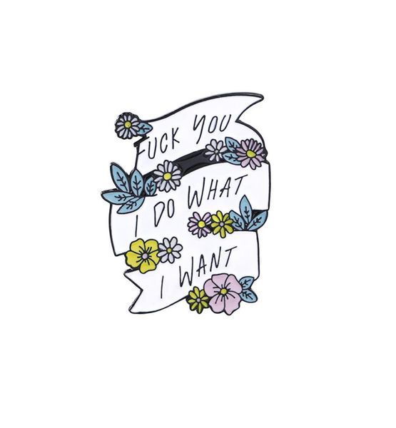 

i do what i want enamel pin sassy quote hard enamel pins feminist brooches funny badges for women girl power4467161, Gray