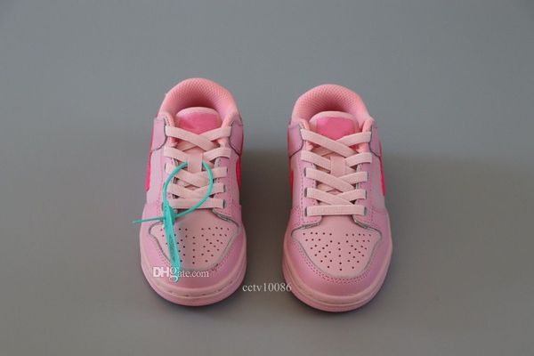 

kids shoes dunks designer low sb dunke boys girls dead bears sneakers triple pink blue chunky panda toddler skateboard trainers kid shoe, Black