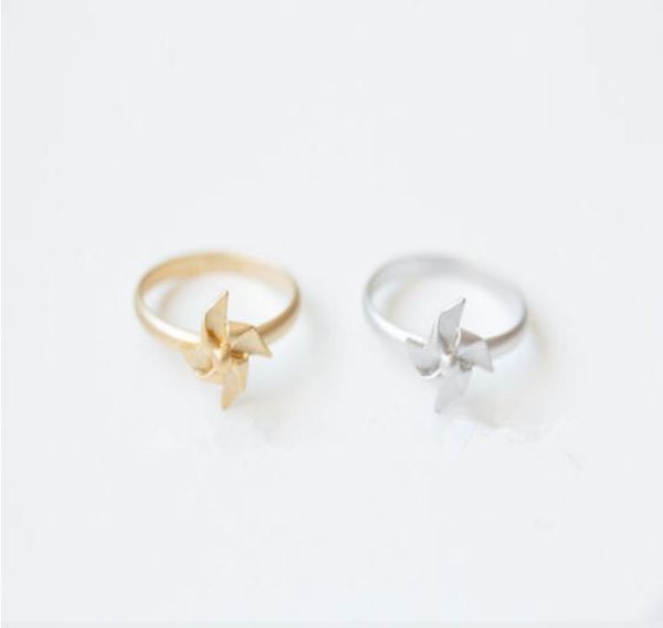 

new unique fashion jewelry goldplated silver plating rose gold pinwheel loop gift selling products for students6555209, Golden;silver