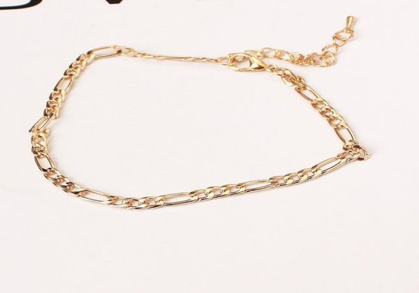 

new arrival gold chain pulsera tobillo ankle bracelet on the leg for women anklets fashion foot chain jewelry 682862, Red;blue