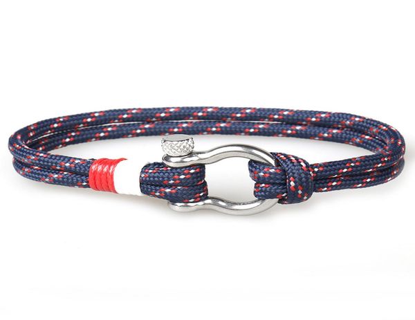 

holiday gift handmade double 550 paracord bracelet multi color cord stainless steel buckle bracelets for 8069146, Golden;silver