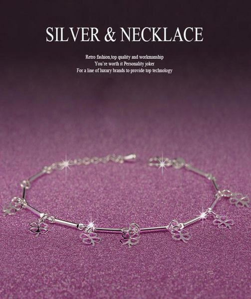 

heart charm bracelets bangles charm chain bracelets beautiful 925 sterling silver bracelets2893999, Black