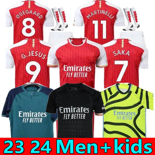 

s-4xl smith rowe soccer jerseys whiteout saliba gunners 23 24 martinelli g. jesus rice 2023 jersey saka havertz zinchenko football shirt ode, Black;yellow