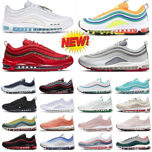 

r 97s running shoes men women triple black white red leopard pine green sean wotherspoon reflective vintage mosaic royal jesus trainers snea