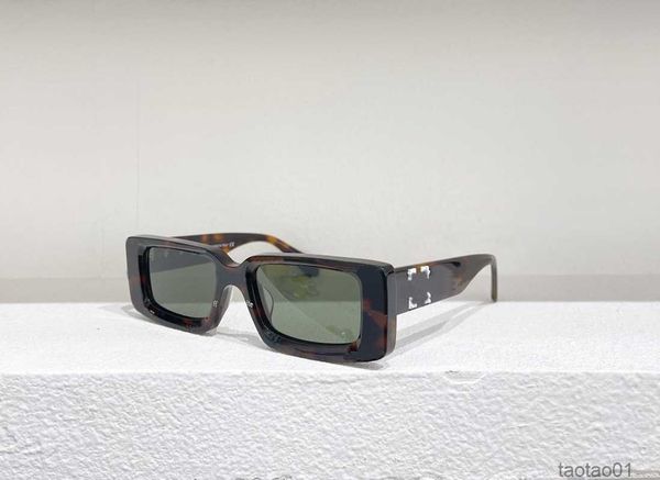 

2023 mens womens designer sunglasses luxury cool style fashion classic thick plate black white square frame eyewear off man glasses za1n e0h, White;black