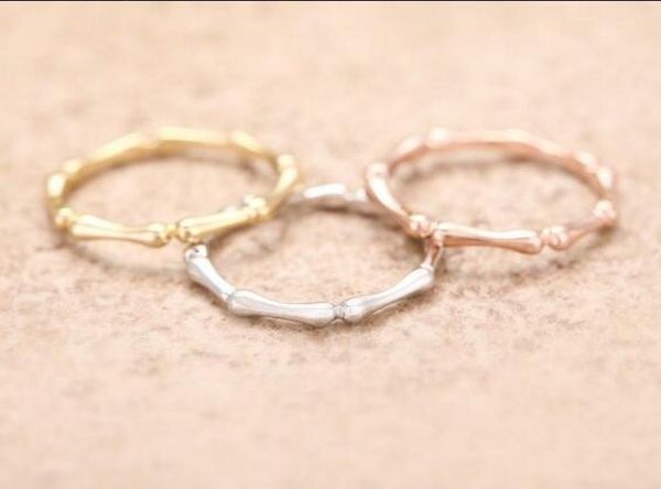 

10pcslot fashion 18k gold plated silver ring simple bone ring for women whole 4072774, Golden;silver