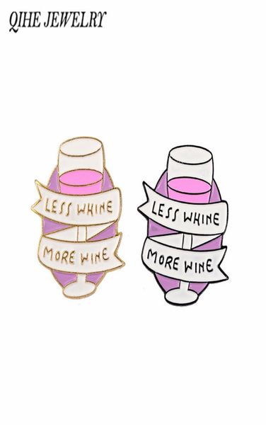 

wine pins pink banner brooches wine glass lapel brooches for women funny quote jewelry gift girls lover fresh accessories2036955, Gray