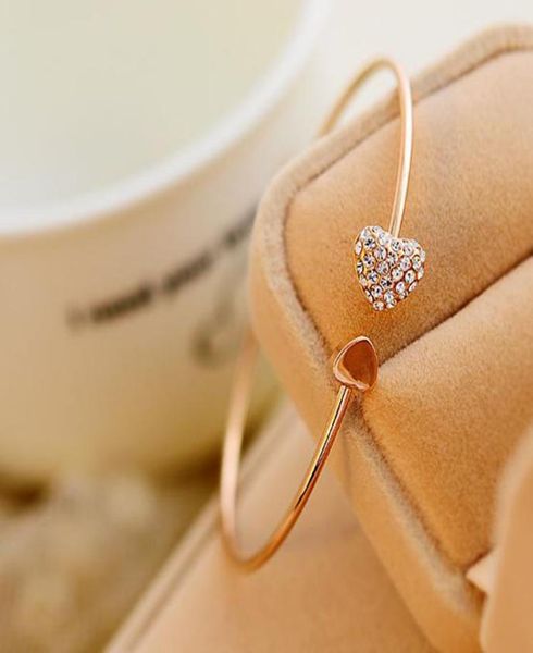 

women039s heart shell bracelet cuff geometry golden moon star bracelets bohemian charm ladies jewelry 4 styles9893717, White