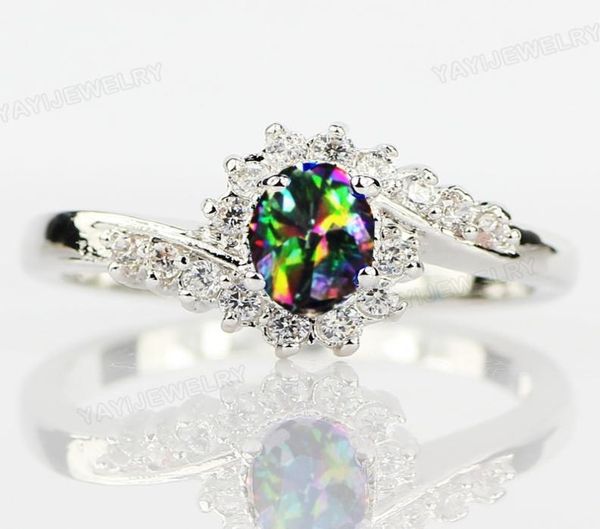 

925 sterling silver natural sapphire gemstones opal birthstone bride princess wedding engagement strange ring size 5 6 7 8 9 108155132, Golden;silver