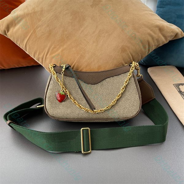 

luxury handbag designer cross body bags women chain shoulder shoulder bags women letter printing underarm bags canvas lady clutch totes purs