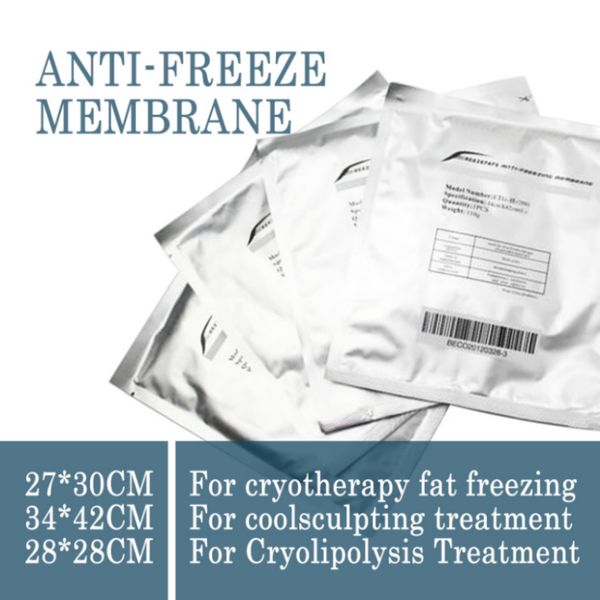 

body sculpting & slimming anti ing membranes for cryolipolysis machines 100pcs lot antie membrane 0.6g bag 28x28cm cryo therapy pa