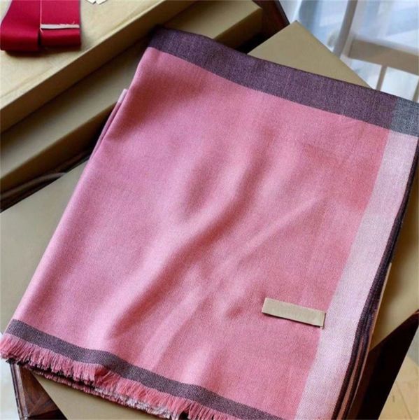 

2023 New Striped Plaid Silk Scarf Classic Model 100% Cashmere Designer Soft Four Seasons Universal Neck Shawl Fringed Long Scarf 70*200cm BAI7