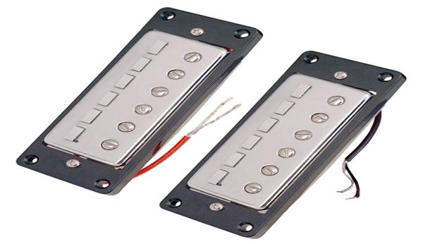 

ostrich 1 set of 2pcs mini humbucker pickups for 6 string electric bass guitar parts9645274