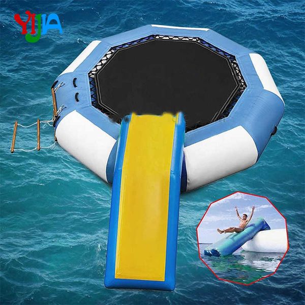 

inflatable water trampoline series splash padded water bouncer inflatable jump water trampoline bounce swim platform for sports