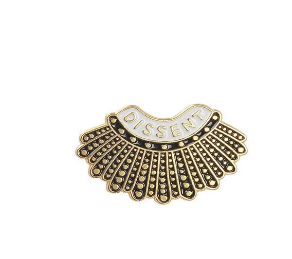

2021 punk dissent enamel pins custom black brooches fashion ruth bader ginsburg button badge female justice jewelry gift for girl4856972, Gray