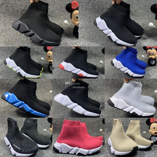 

kids trainers speed sneakers toddlers shoes sock running designer kid shoe girls youth toddler children boys sneaker black white red neon br