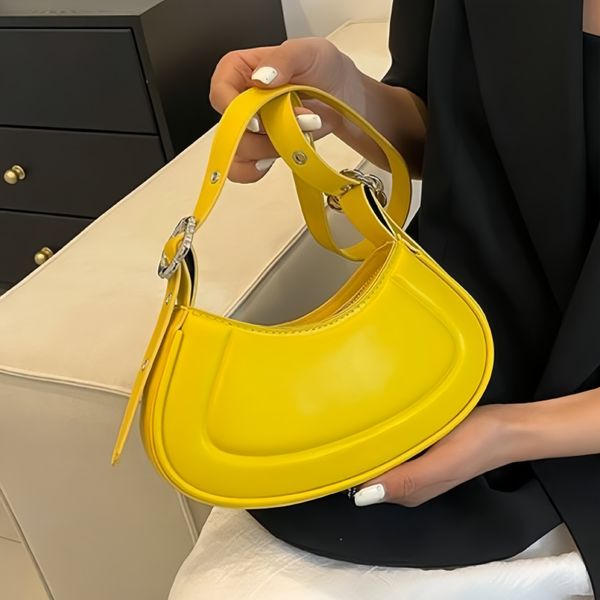

designer women bag single shoulder bag french vintage handbag new simple style crossbody bag magnetic buckle leather underarm bag