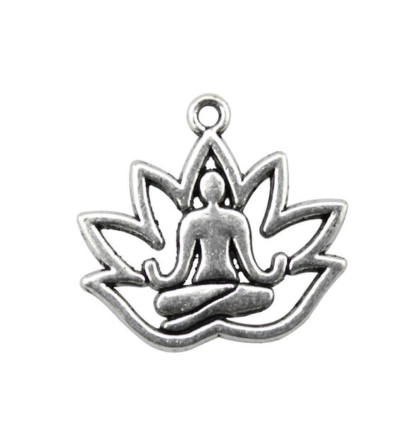 

pendant earring charm necklace om yoga charms012345678059023, Silver